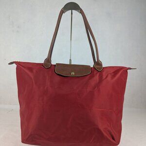Longchamp Le Pliage Nylon Tote Bag Red – Authentic, Preowned, Ships Today Fast!